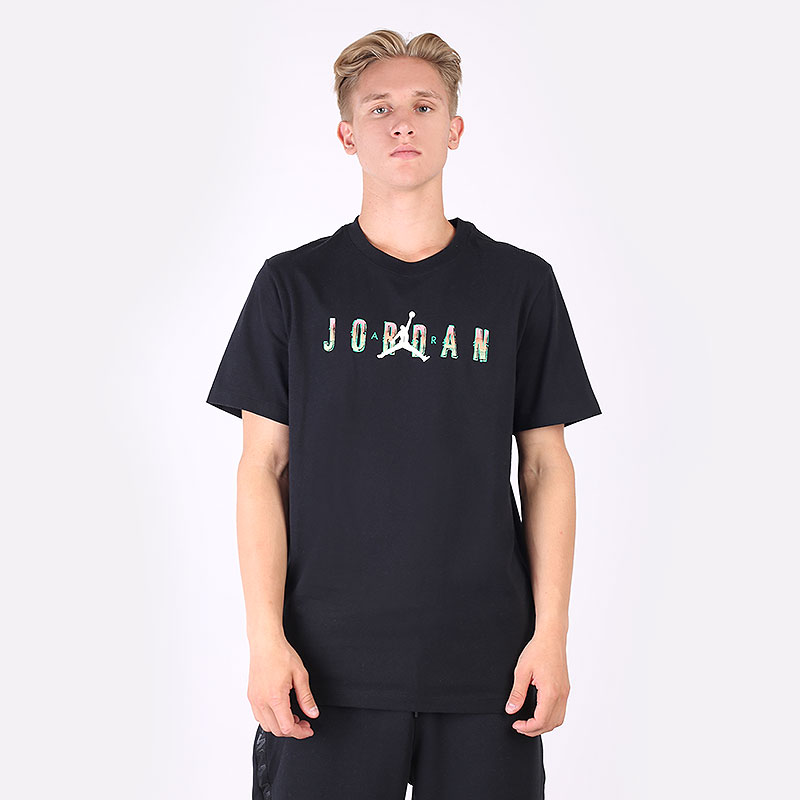 мужская черная футболка Jordan Short-Sleeve HBR T-Shirt CZ8083-010 - цена, описание, фото 3